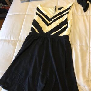 Black and white dress